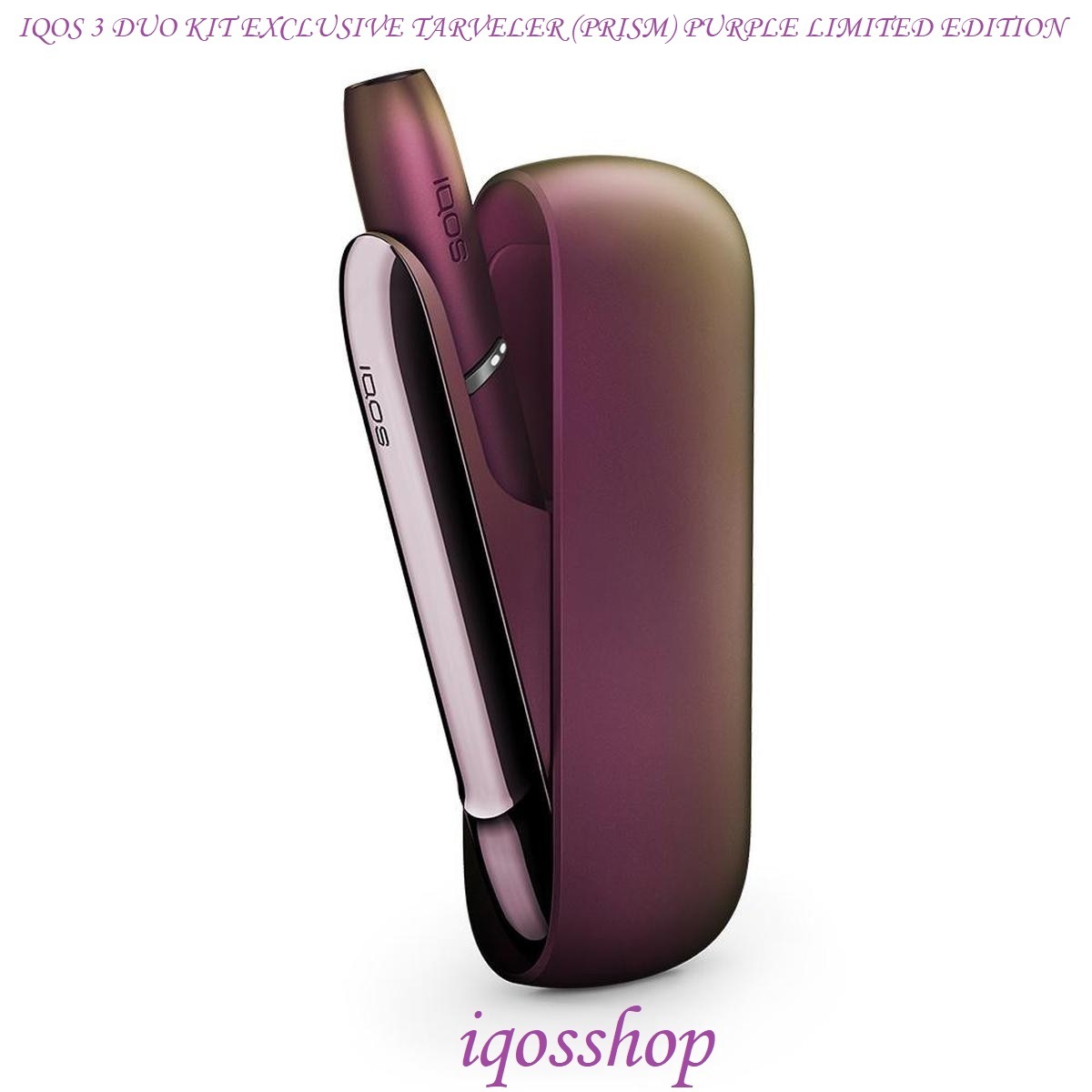 IQOS 3 DUO KIT EXCLUSIVE TARVELER (PRISM) PURPLE LIMITED EDITION IN DUBAI UAE - Image 2