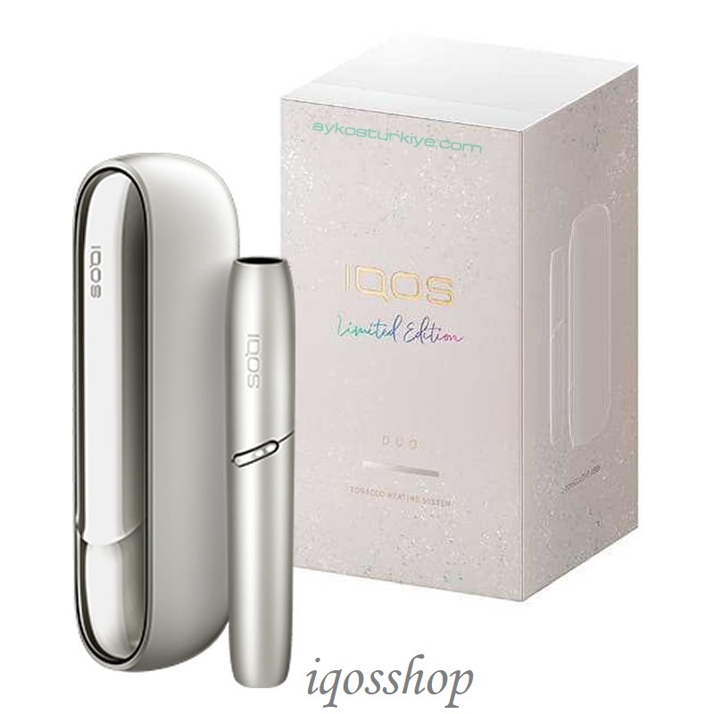 IQOS 3 DUO KIT MOONLIGHT SILVER LIMITED EDITION IN DUBAI UAE - Image 4