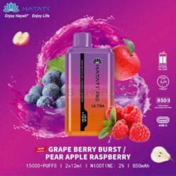 HAYATI PRO ULTRA 15000 PUFFS DISPOSABLE VAPE