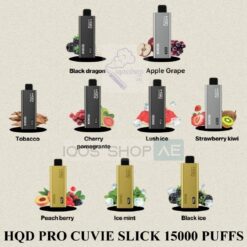 HQD PRO CUVIE SLICK 15000 PUFFS