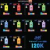 JNR HexaFuse 120K PUFFS (6 in 1) DISPOSABLE VAPE