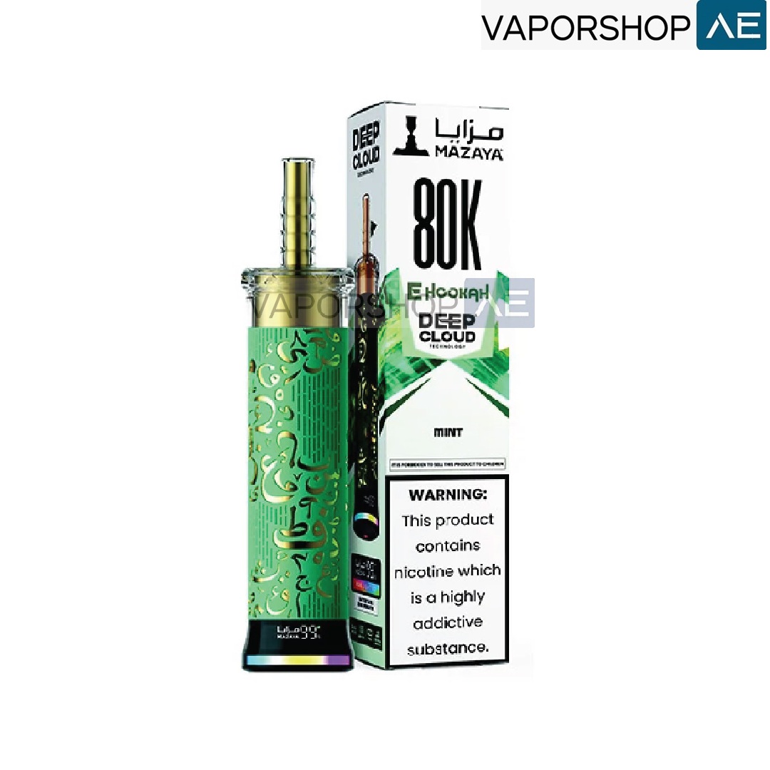 MAZAYA E-HOOKAH DEEP CLOUD 80K PUFFS DISPOSABLE VAPE - Image 2