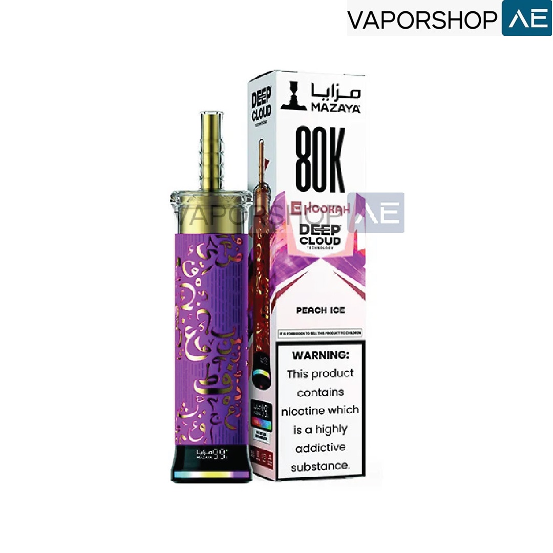 MAZAYA E-HOOKAH DEEP CLOUD 80K PUFFS DISPOSABLE VAPE - Image 3