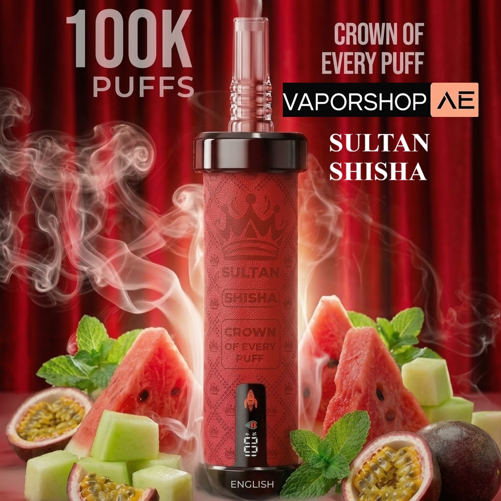 SULTAN SHISHA 100K PUFFS DISPOSABLE VAPE - Image 4