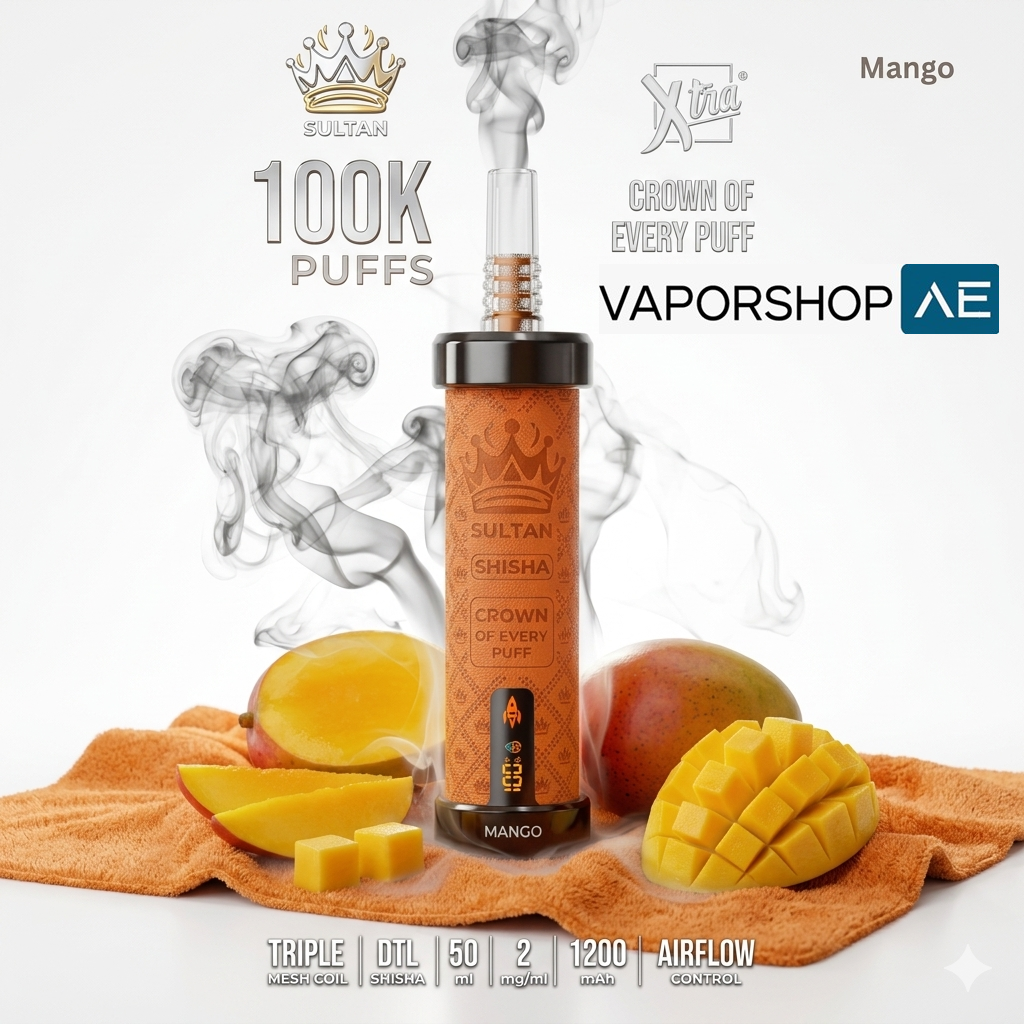 SULTAN SHISHA 100K PUFFS DISPOSABLE VAPE - Image 2
