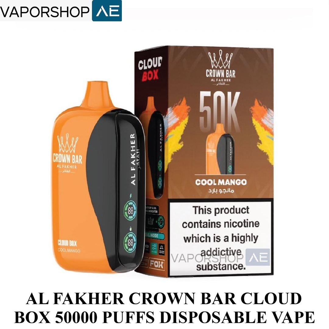 AL FAKHER CROWN BAR CLOUD BOX 50000 PUFFS - Image 2