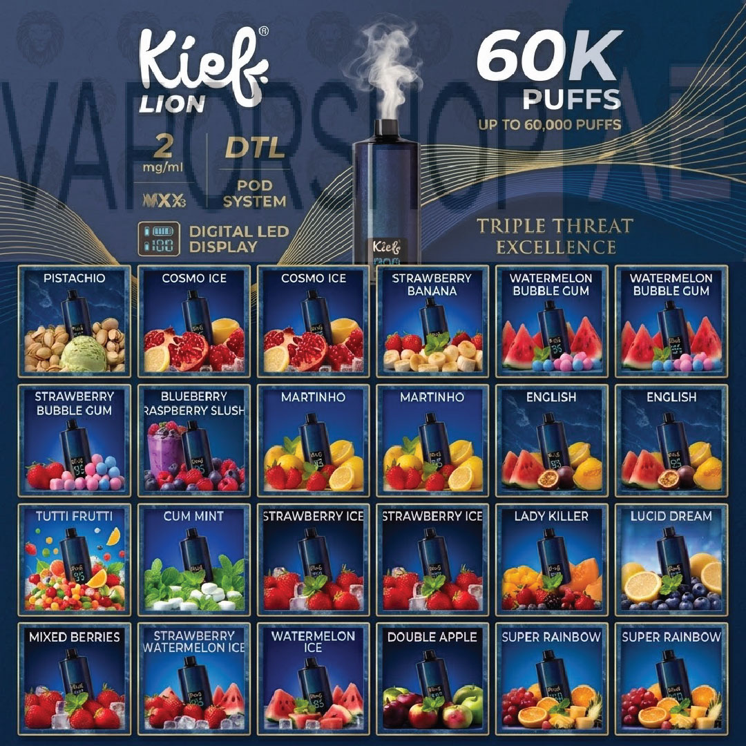 KIEF LION 60K PUFFS DISPOSABLE VAPE